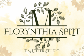 Florynthia Split Font