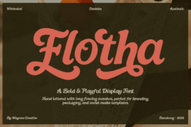 Flotha Display Font
