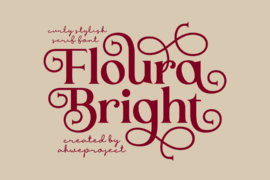 Floura Bright Demo Font