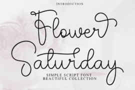 Flower Christmas Font