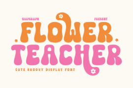 Flower Teacher Font