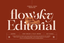 Flowsky Editorial Font Family