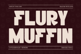Flury Muffin Demo Font