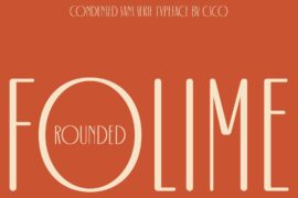 Folime Rounded Demo Font