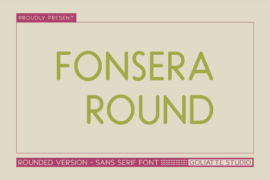 Fonsera Round Font