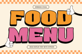 Food Menu Demo Font
