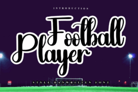 Football Player Font