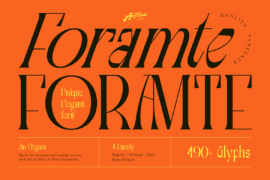 Foramte Font Family