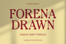Forena Drawn Demo Font