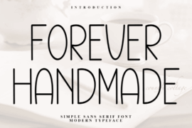 Forever Handmade Font