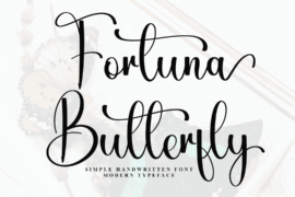 Fortuna Butterfly Font