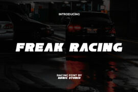 Freak Racing Demo Font