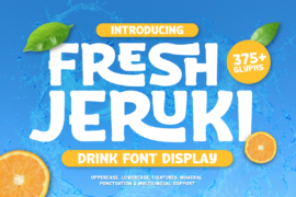 Fresh Jeruki Trial Font