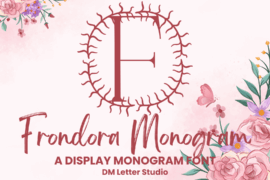Frondora Monogram Font