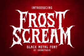 Frost Scream Font