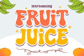 Fruit Juice Font
