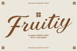 Fruitiy Font