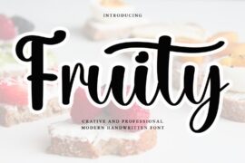 Fruity Font