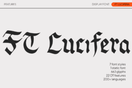 FT Lucifera Font