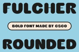 Fulcher Rounded Demo Font