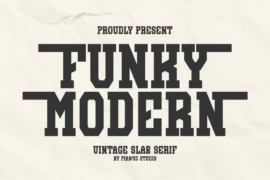 Funky Modern Font