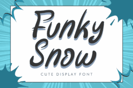 Funky Snow Demo Font Family