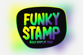 Funky Stamp Font