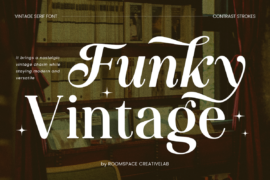 Funky Vintage Font Family