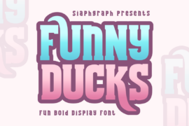 Funny Ducks Font