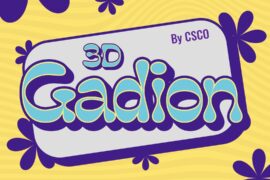 Gadion 3D Demo Font