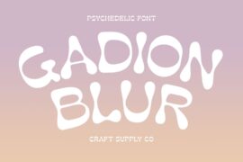 Gadion Blur Demo Font