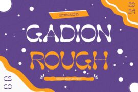 Gadion Rough Demo Font