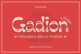 Gadion Stamp Demo Font