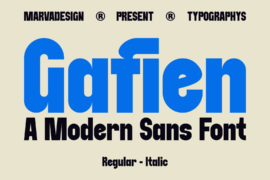Gafien Font Family