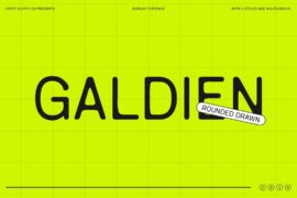 Galdien Rounded Drawn Demo Font