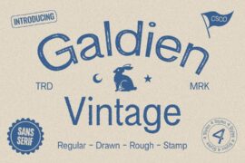 Galdien Vintage Demo Font