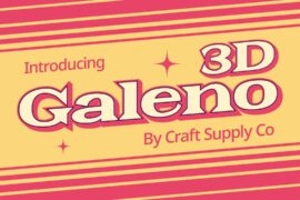 galeno 3D Demo Font