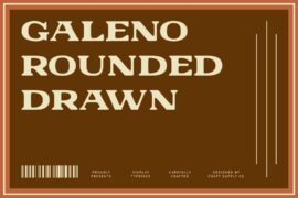 Galeno Rounded Drawn Demo Font