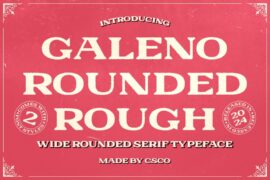 Galeno Rounded Rough Demo Font