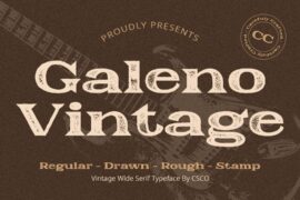 galeno Vintage Demo Font