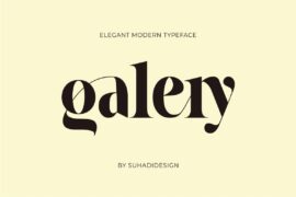 Galery DEMO Font
