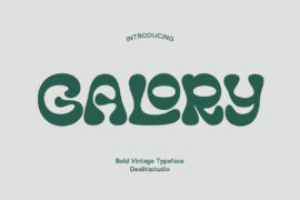 GALORY Demo Font