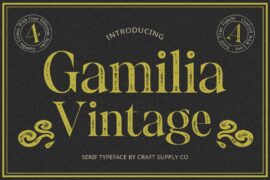 Gamilia Vintage Demo Font