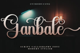 Ganbate Font