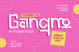 Gangmo DEMO Font