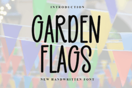 Garden Flags Font