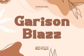 Garison Blazz Demo Font