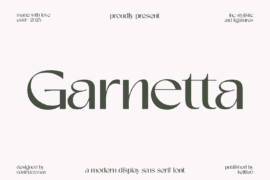 Garnetta Font