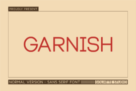 Garnish Font