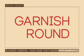 Garnish Round Font